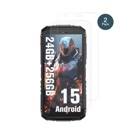 DOOGEEFire 3 Ultra mit aufgebrachter dipos Panzerfolie, die lästige Fingerabdrücke minimiert