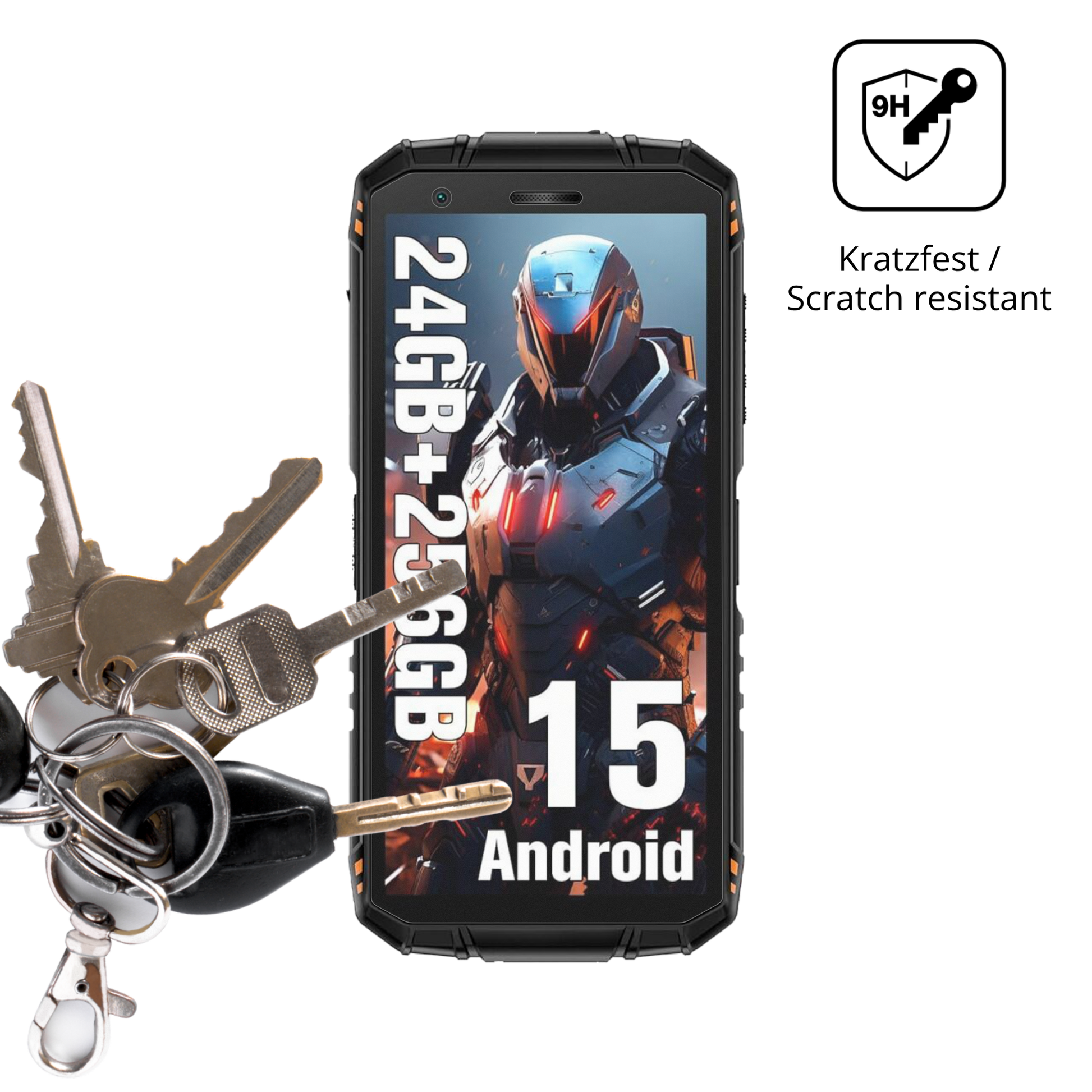 dipos Displayschutz für DOOGEE Fire 3 Ultra, mattierte Oberfläche, robuste Festigkeit und perfekte Passform