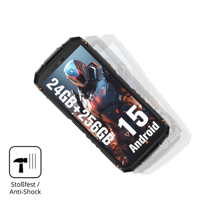 Schutz gegen Kratzer auf dem DOOGEE Fire 3 Ultra Glas durch Schlüssel, Stöße gegen die Tischkante oder Stürze