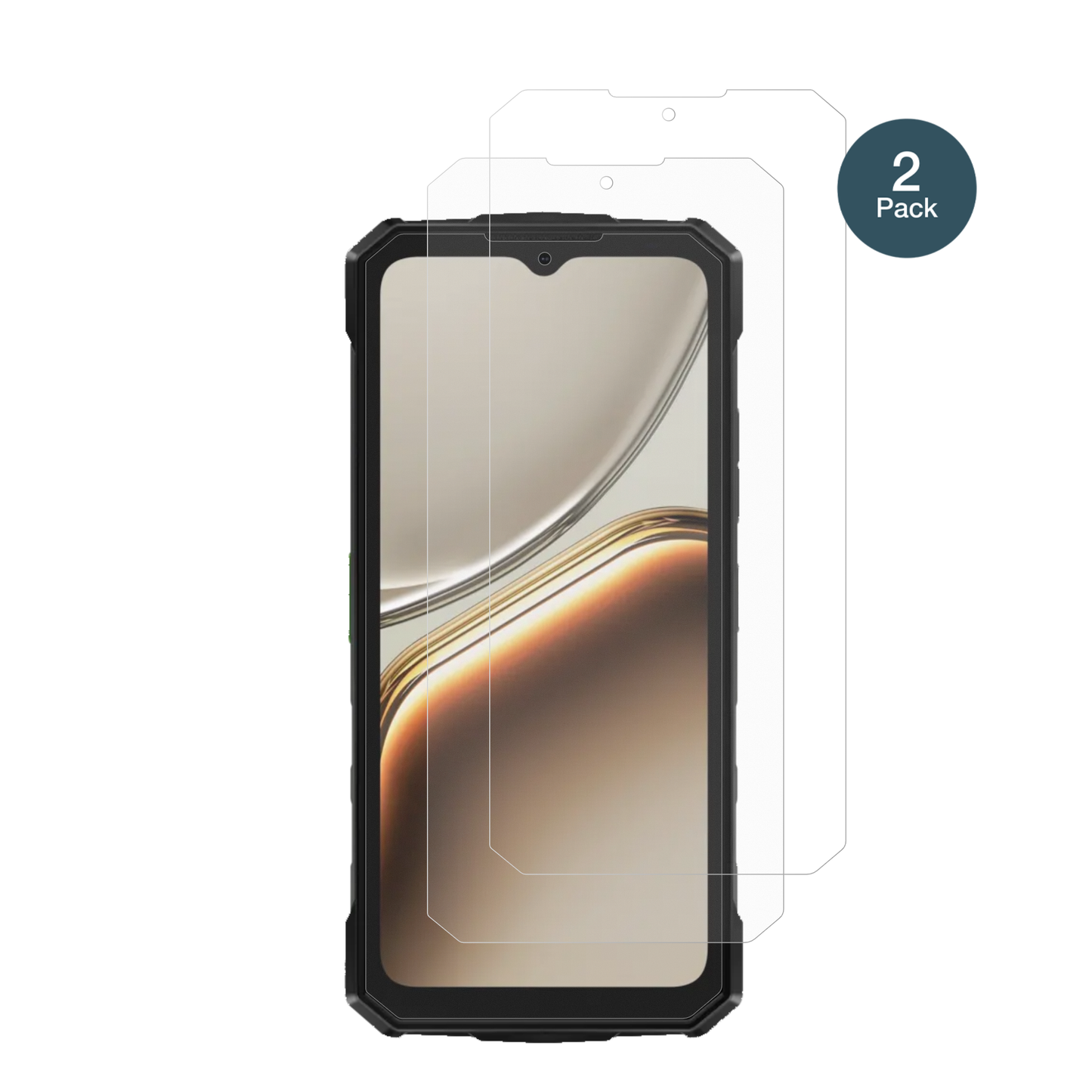 DOOGEEFire 5 Pro mit aufgebrachter dipos Panzerfolie, die lästige Fingerabdrücke minimiert