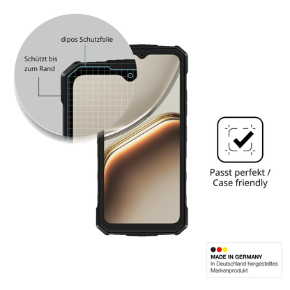 Schutzglasfolie mit optimaler Passform, zur Verwendung mit Hüllen geeignet