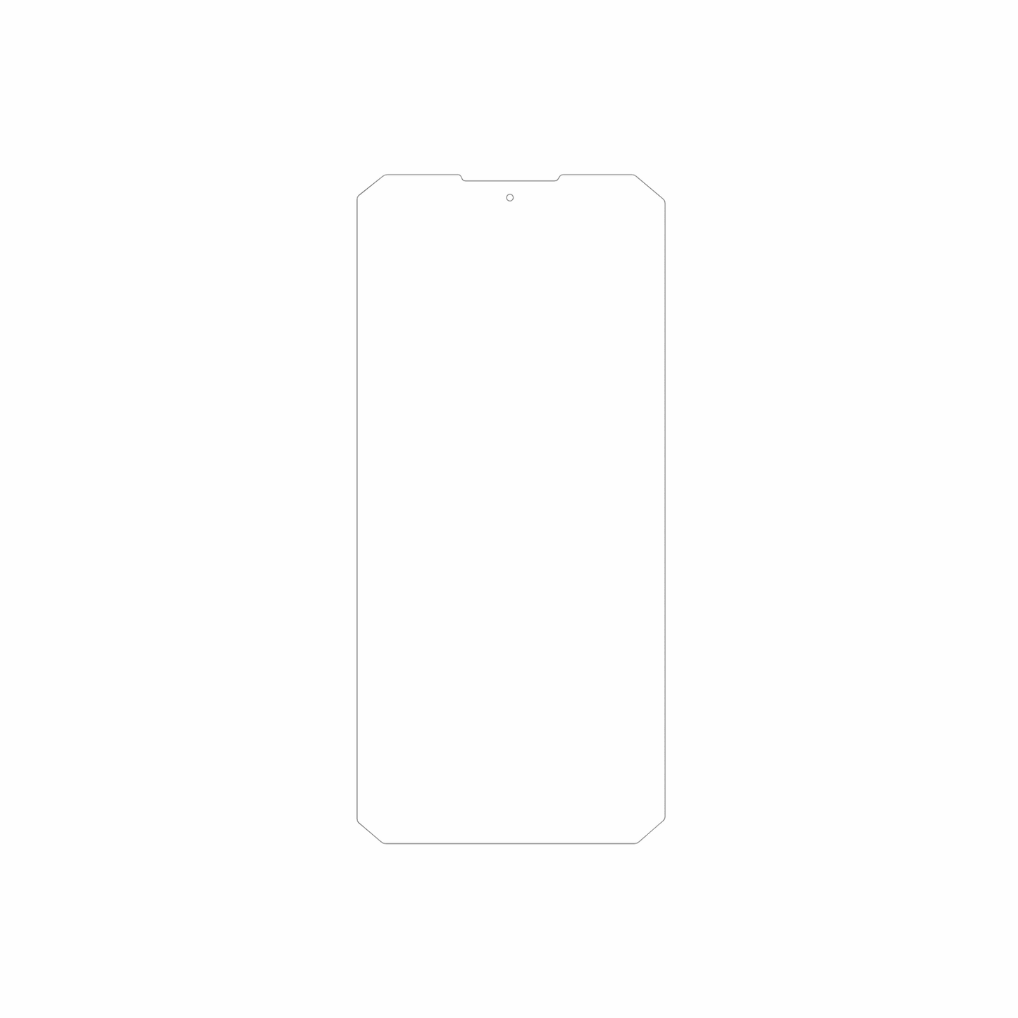 dipos Displayschutz für DOOGEE Fire 5 Ultra, mattierte Oberfläche, geringe Dicke und perfekte Passform