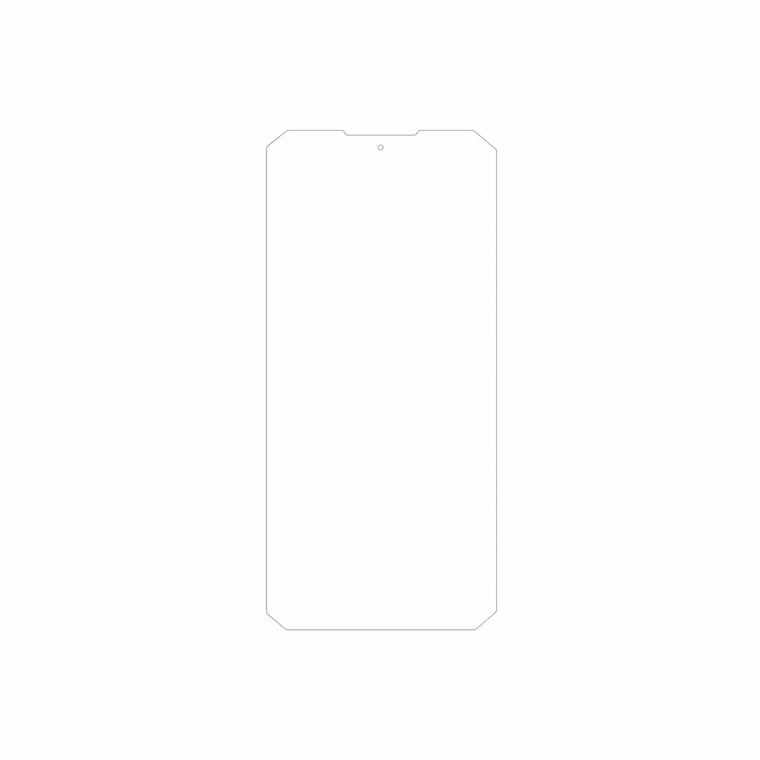 dipos Displayschutz für DOOGEE Fire 5 Ultra, mattierte Oberfläche, geringe Dicke und perfekte Passform