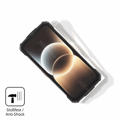 Schutz gegen Kratzer auf dem Doogee Fire 7 Ultra Glas durch Schlüssel, Stöße gegen die Tischkante oder Stürze