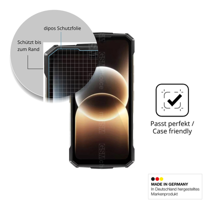Besonders flexibler Displayschutz mit Anti-Shock-Schicht im Materialmix