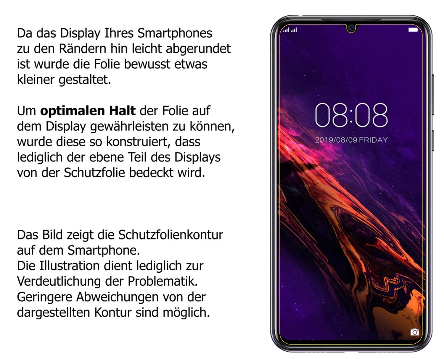 dipos Displayschutz für Doogee N20, mattierte Oberfläche, robuste Festigkeit und perfekte Passform