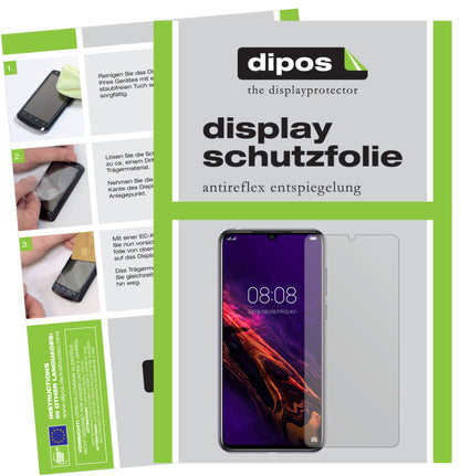 Matte Displayschutzfolie von dipos passend für Doogee N20, präziser Zuschnitt und blasenfrei montiert