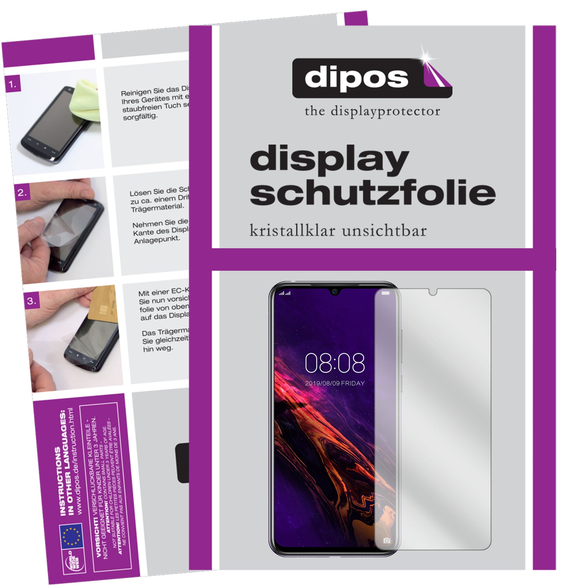 Kristallklare, dünne Schutzfolie: Kratzfest & passgenau für Doogee-N20