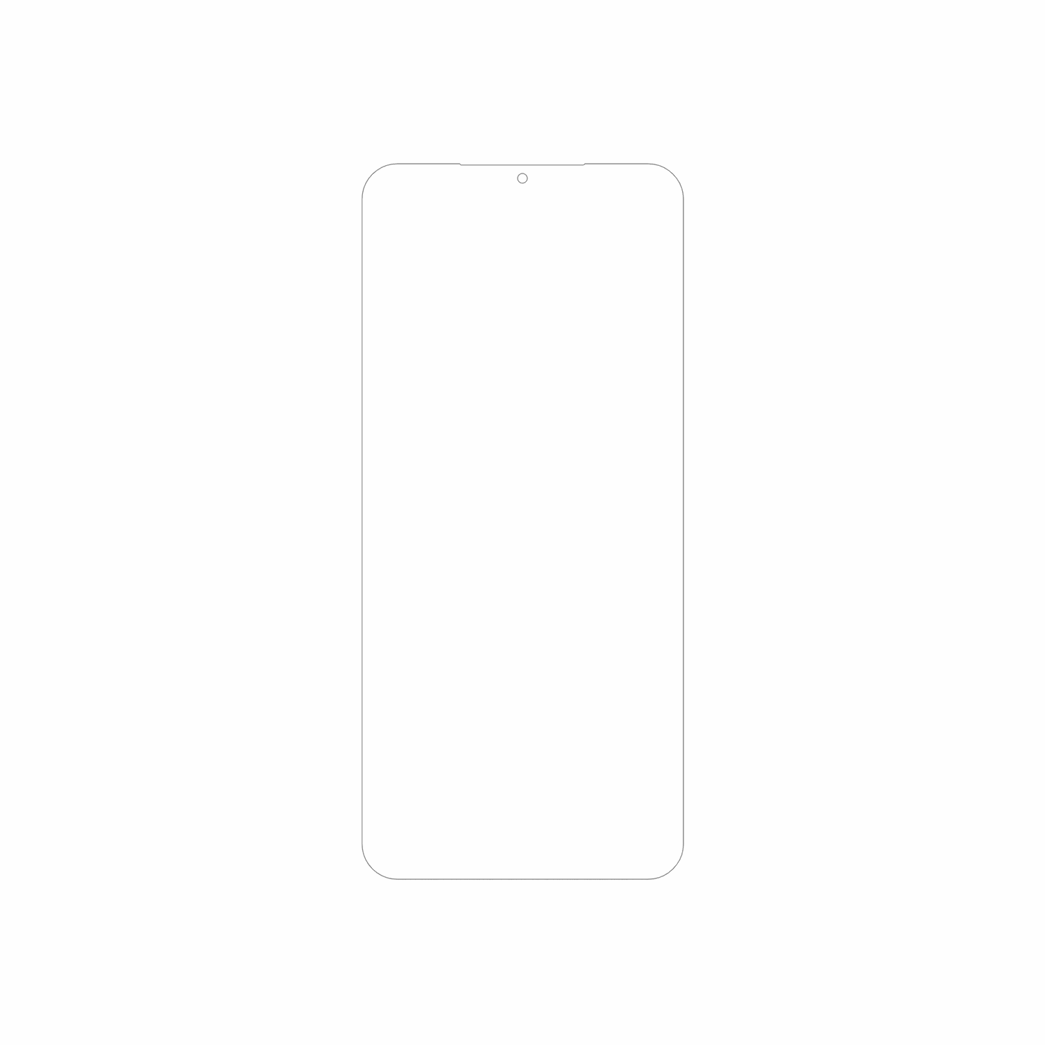 dipos Displayschutz für DOOGEE Note 56 Plus, mattierte Oberfläche, geringe Dicke und perfekte Passform