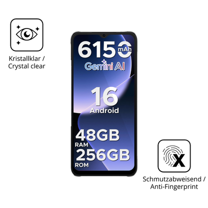 Flexible TPU-Folie passend zugeschnitten für DOOGEE Note 56 Plus, vollständige Abdeckung