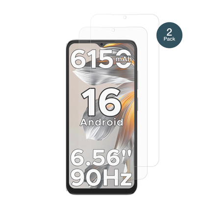 DOOGEENote 56X mit aufgebrachter dipos Panzerfolie, die lästige Fingerabdrücke minimiert