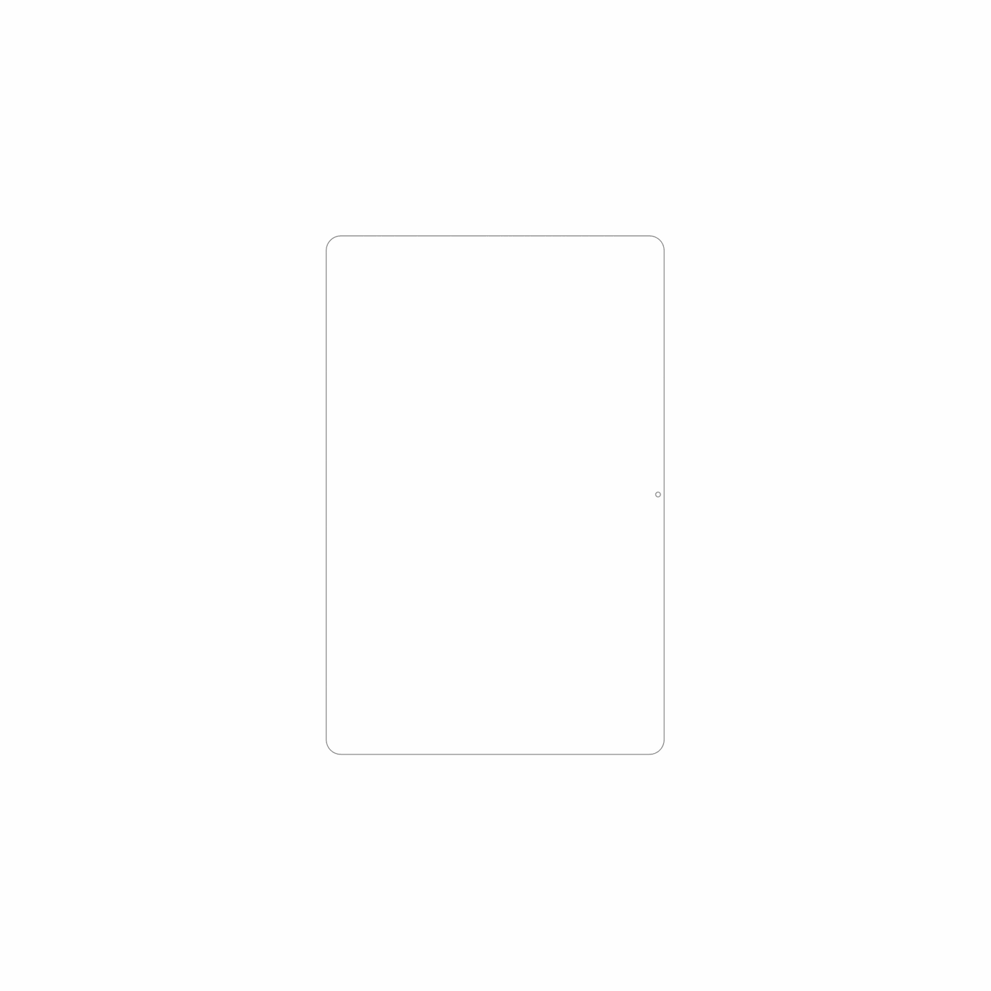 dipos Displayschutz für DOOGEE Tab A9 Pro, mattierte Oberfläche, geringe Dicke und perfekte Passform
