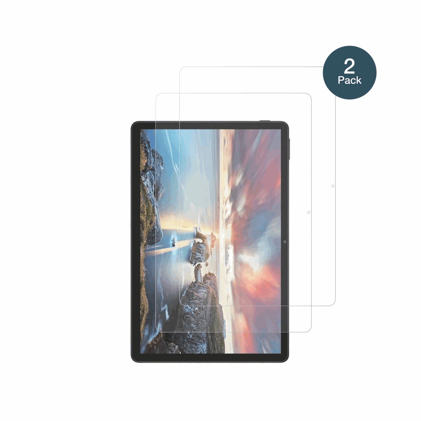DOOGEETab A9 Pro mit aufgebrachter dipos Panzerfolie, die lästige Fingerabdrücke minimiert