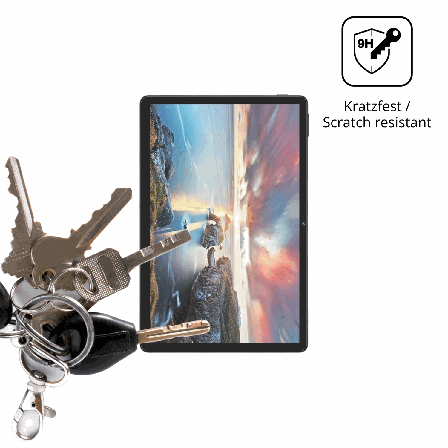dipos Displayschutz für DOOGEE Tab A9 Pro, mattierte Oberfläche, robuste Festigkeit und perfekte Passform