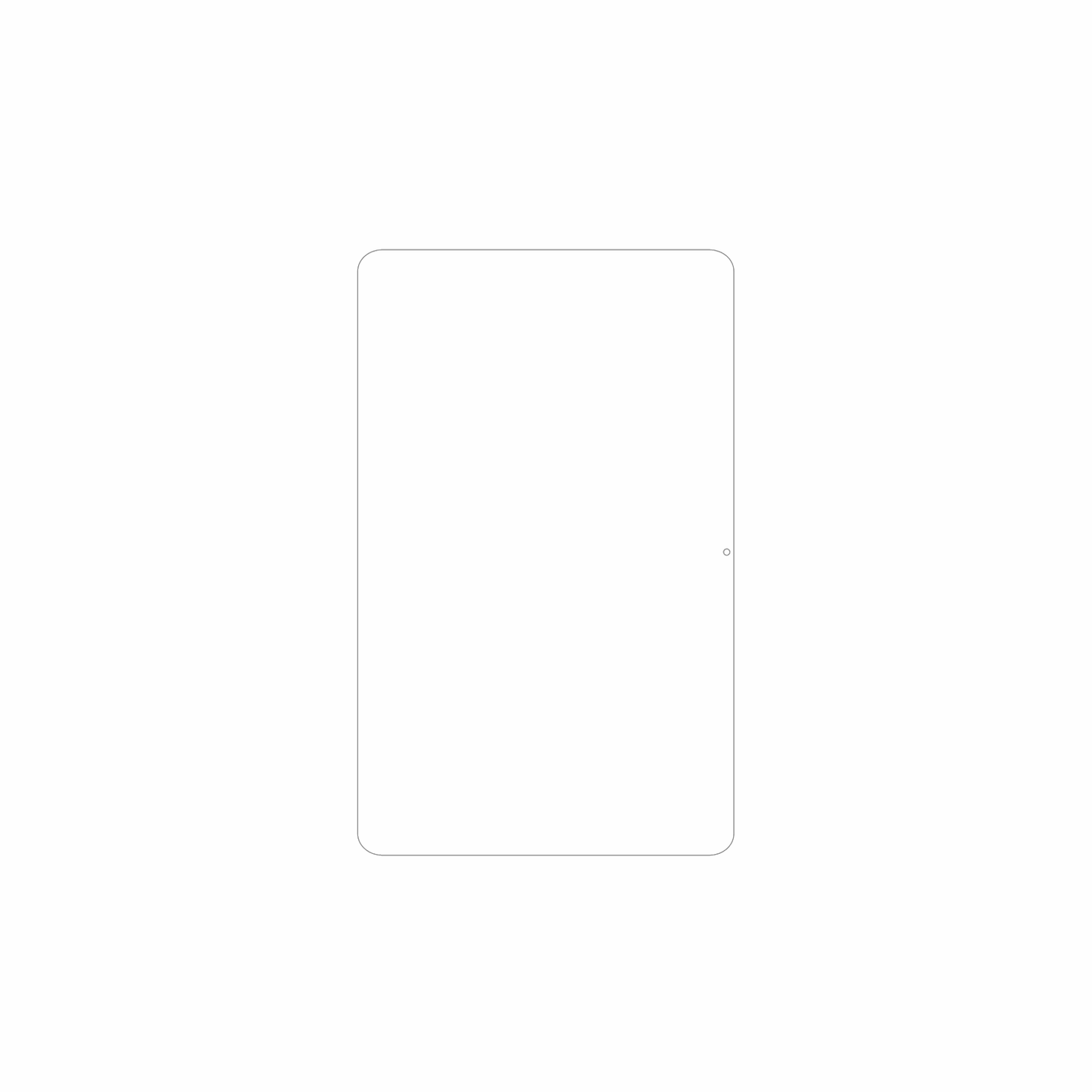 dipos Displayschutz für Doogee Tab E3 Plus, mattierte Oberfläche, geringe Dicke und perfekte Passform