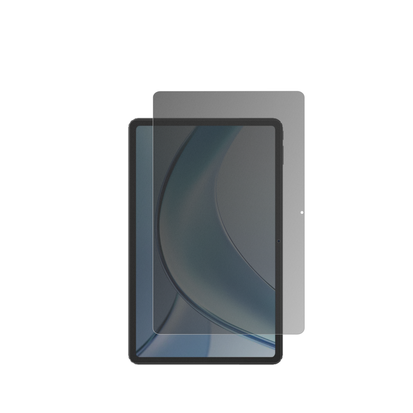DoogeeTab G5 mit aufgebrachtem dipos Displayschutz, der seitliche Einblicke blockiert