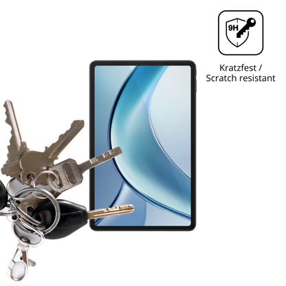 dipos Displayschutz für Doogee Tab G5, transparente Oberfläche, perfekte Passform auch für die Rundungen