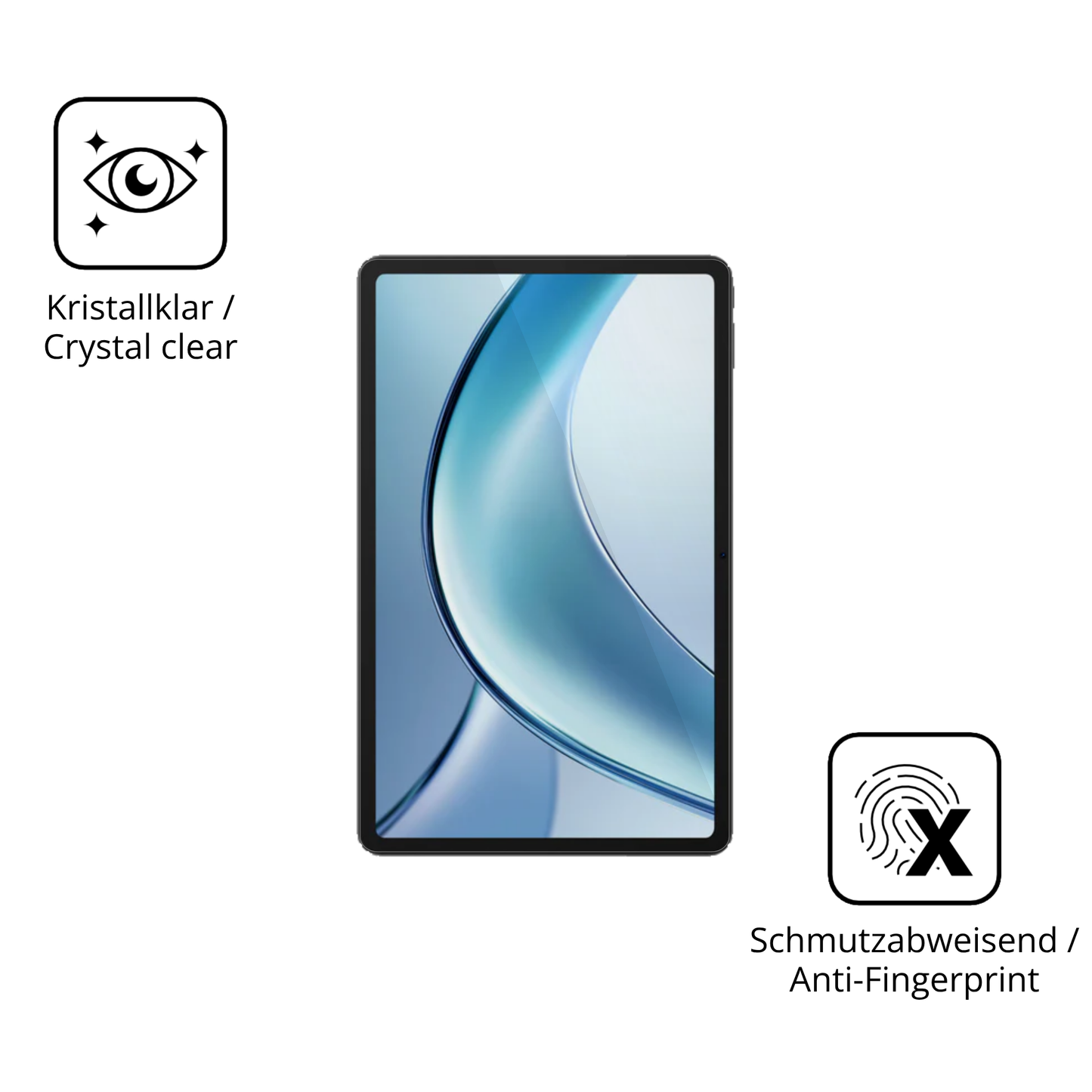 Flexible TPU-Folie passend zugeschnitten für Doogee Tab G5, vollständige Abdeckung