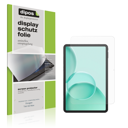 2x Schutzfolie matt für DOOGEE TAB G6+ Display-Schutzfolie