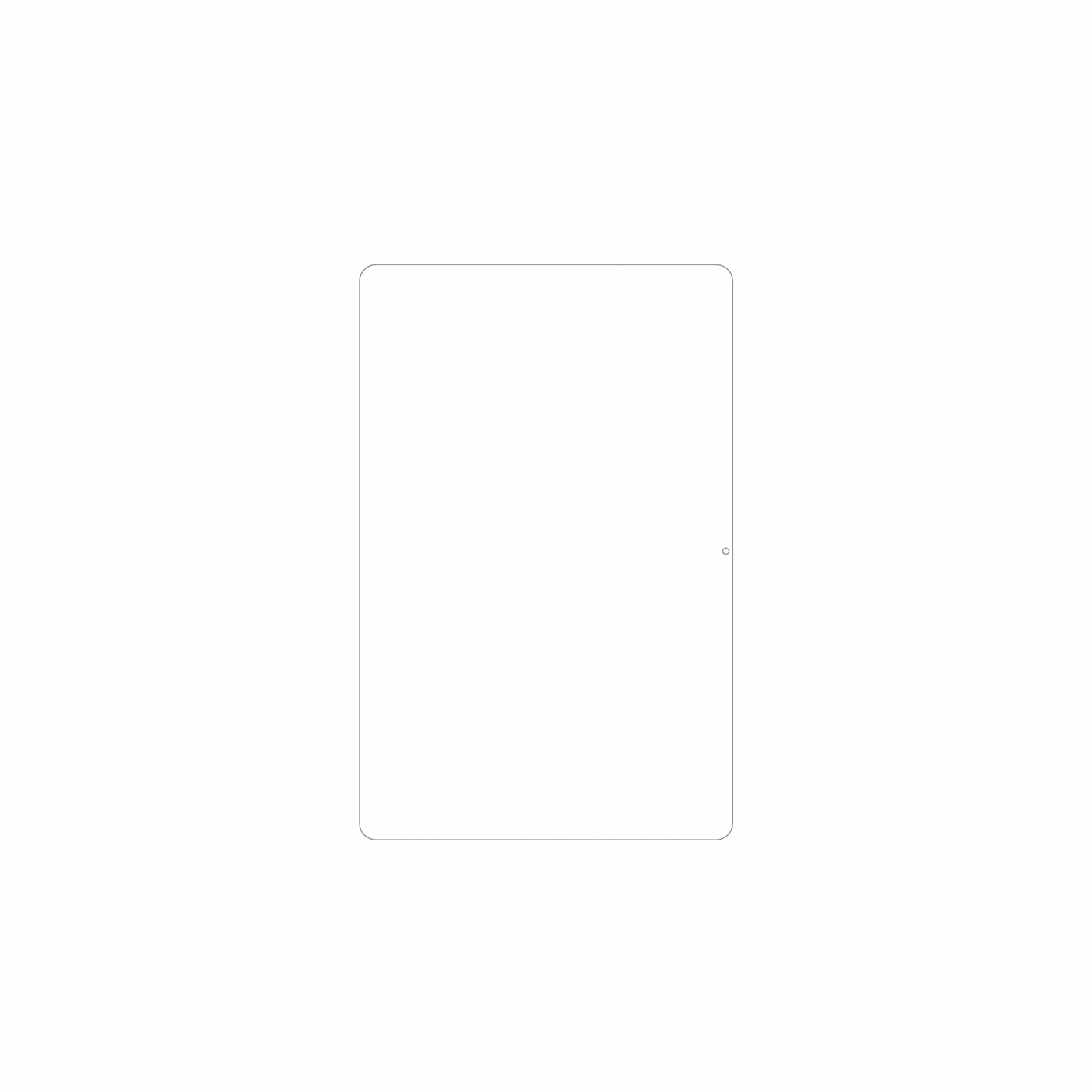 dipos Displayschutz für Doogee Tab G6 Pro, mattierte Oberfläche, geringe Dicke und perfekte Passform