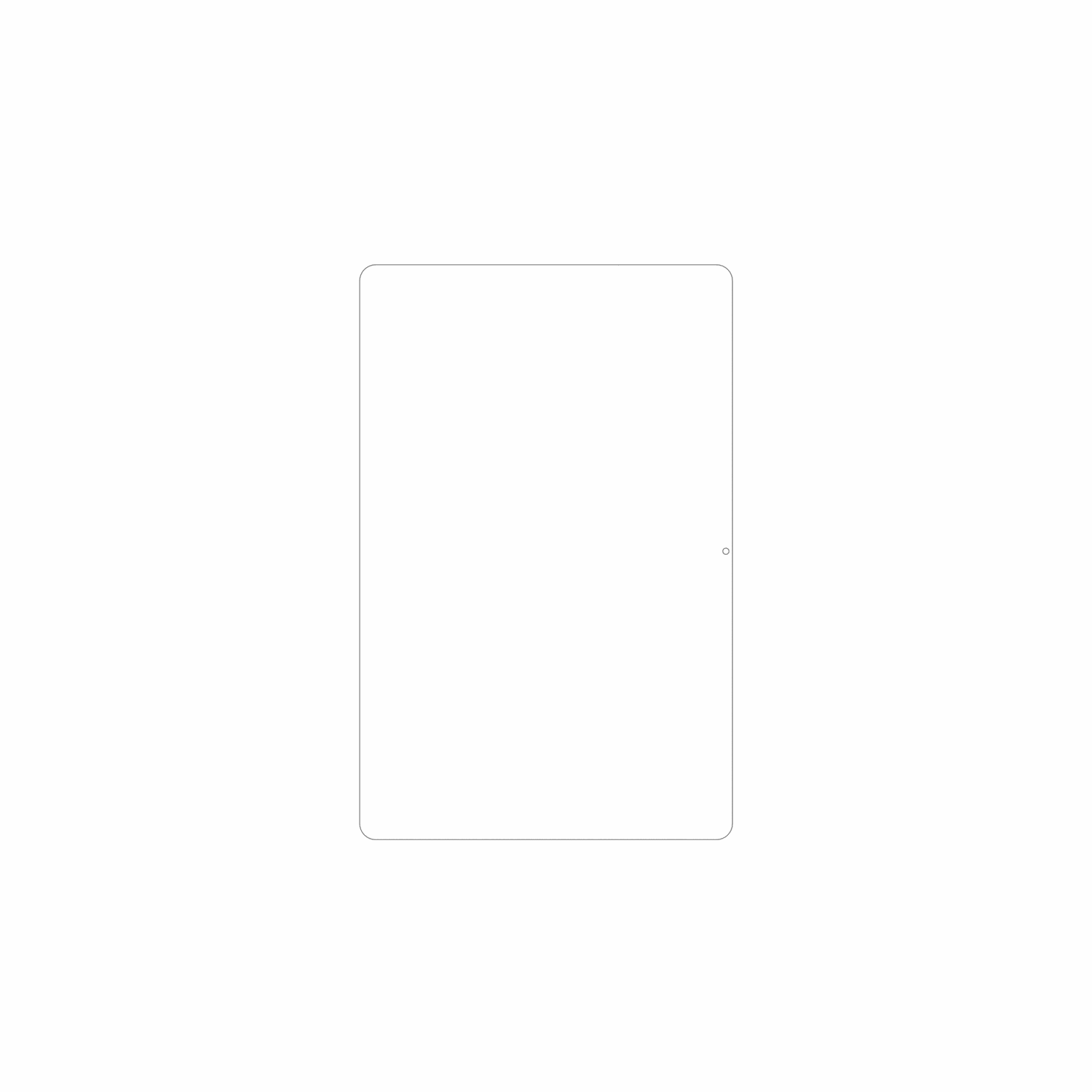 dipos Displayschutz für Doogee Tab G6 Pro, mattierte Oberfläche, geringe Dicke und perfekte Passform