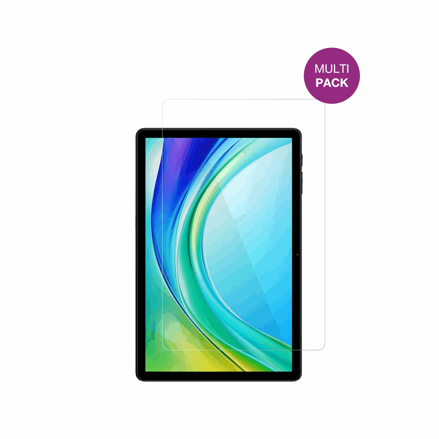 DoogeeTab G6 Pro mit aufgebrachter dipos Displayschutzfolie, glasklare Darstellung ohne Einschränkungen