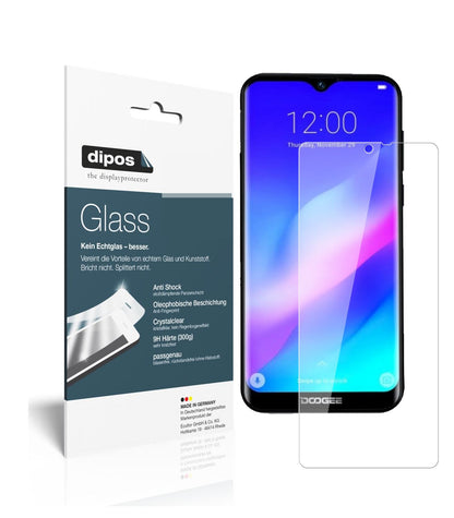 Perfekte Passform und ultimative Qualität: Unser 9H Panzerglas bietet Schutz für Doogee-Y8 Plus (2019)