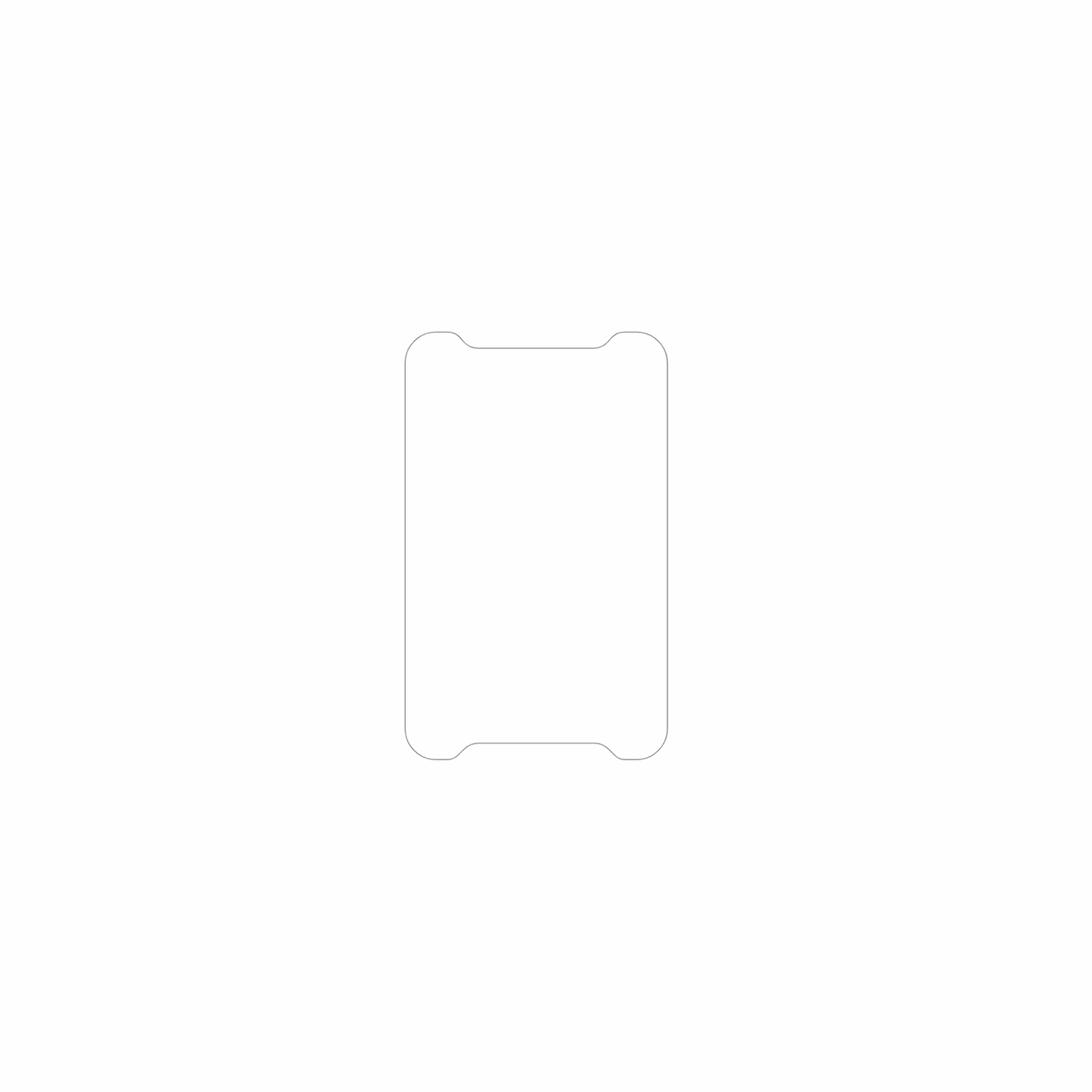 dipos Displayschutz für Doomixs KR88, mattierte Oberfläche, geringe Dicke und perfekte Passform