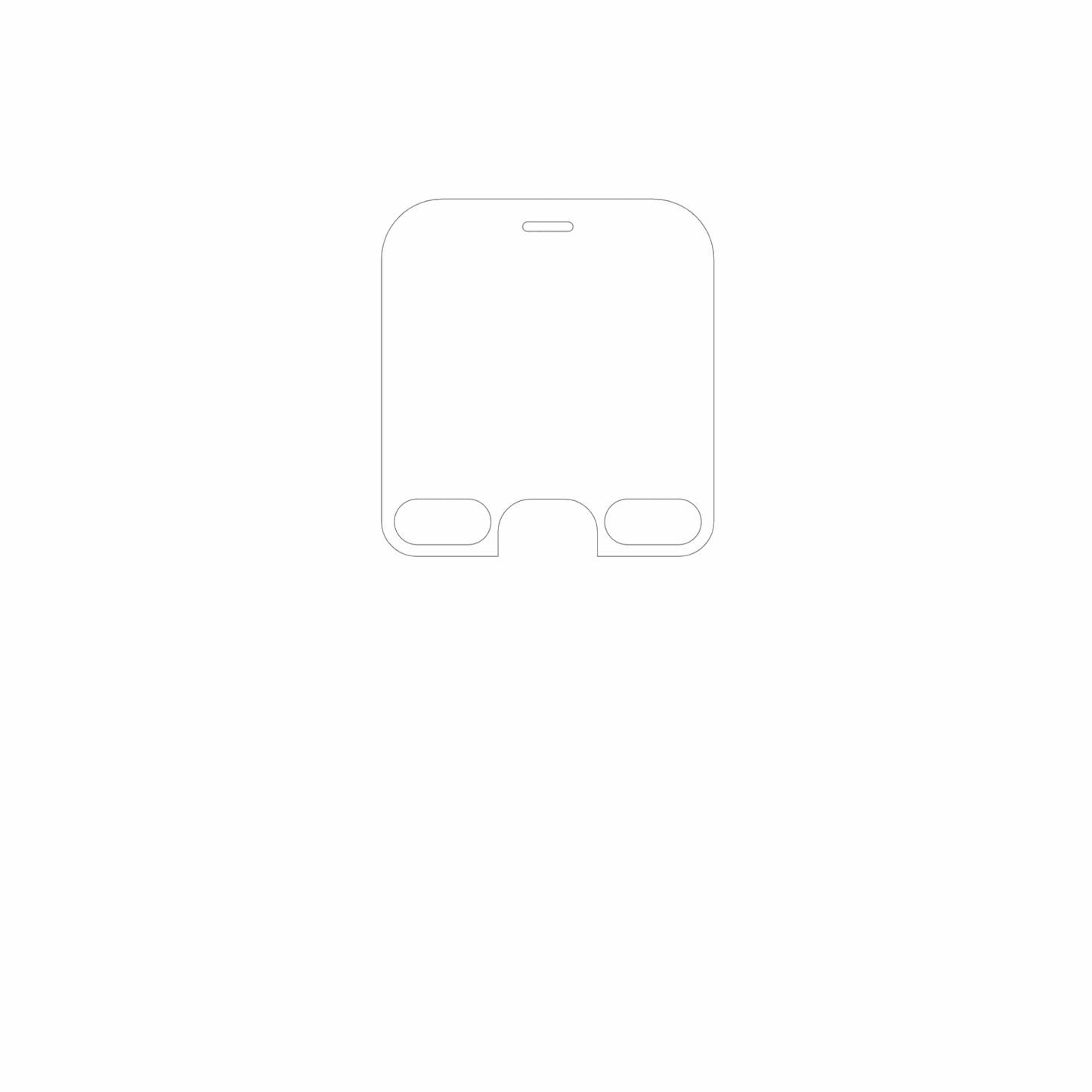 dipos Displayschutz für Doro Leva L11, mattierte Oberfläche, geringe Dicke und perfekte Passform