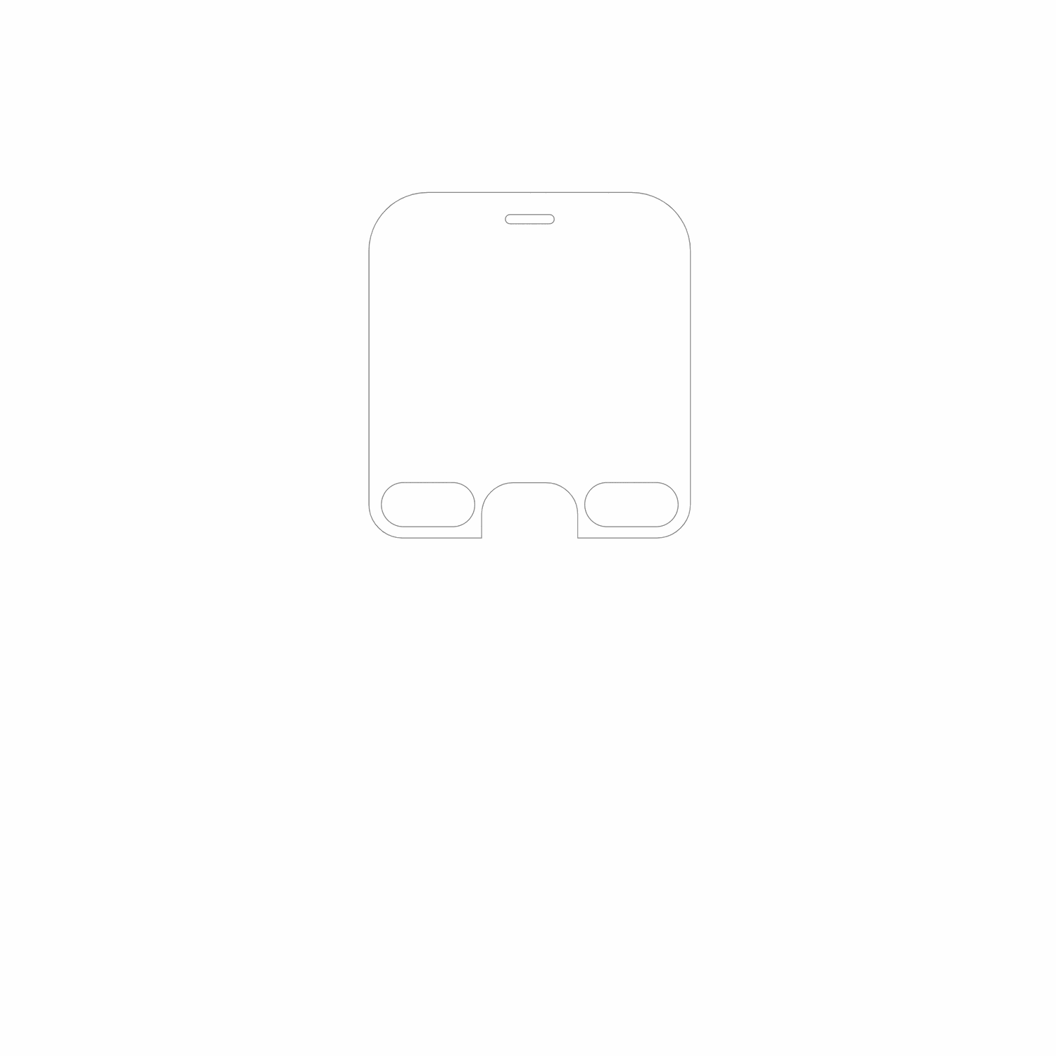 dipos Displayschutz für Doro Leva L11, mattierte Oberfläche, geringe Dicke und perfekte Passform