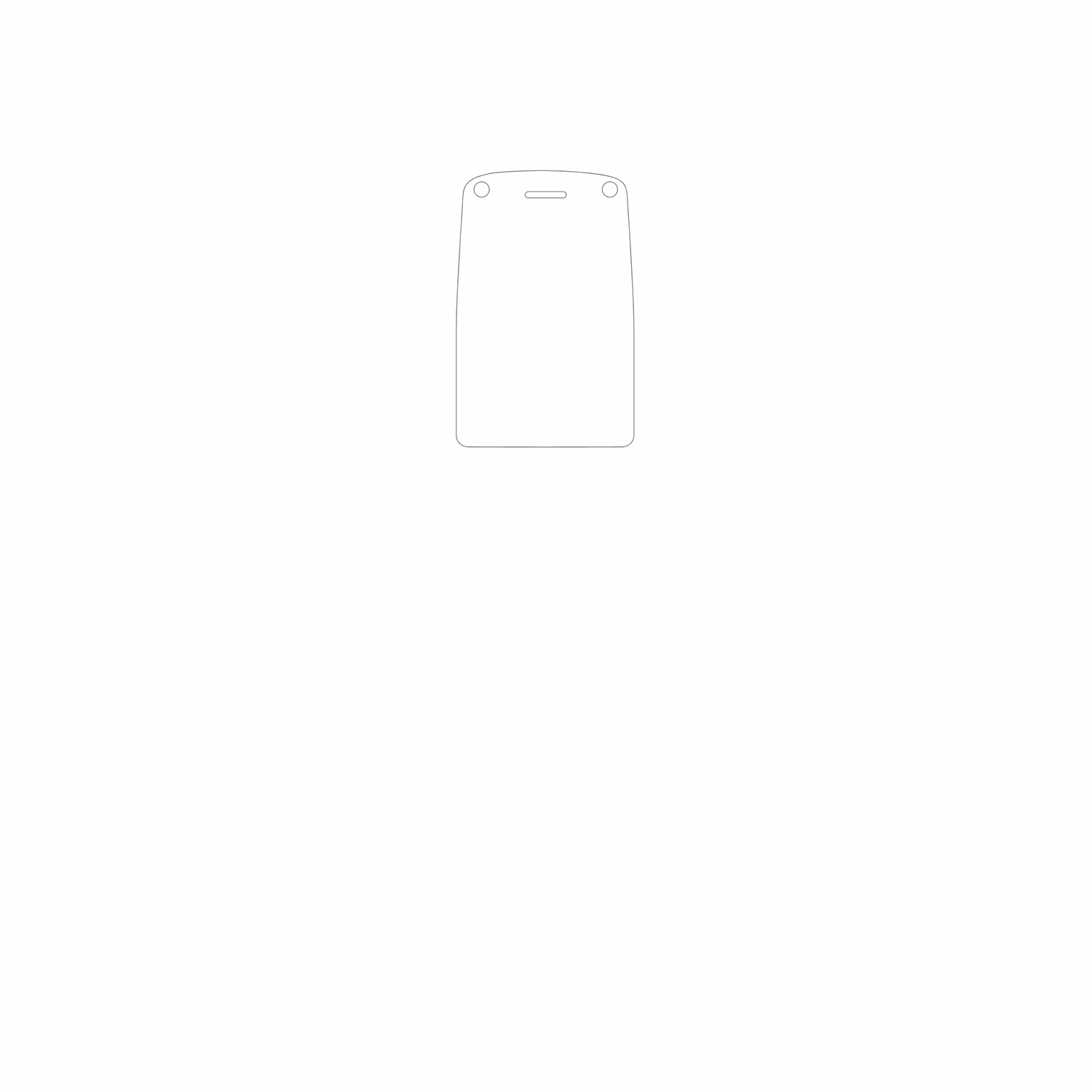 dipos Displayschutz für Doro Primo 406, mattierte Oberfläche, geringe Dicke und perfekte Passform