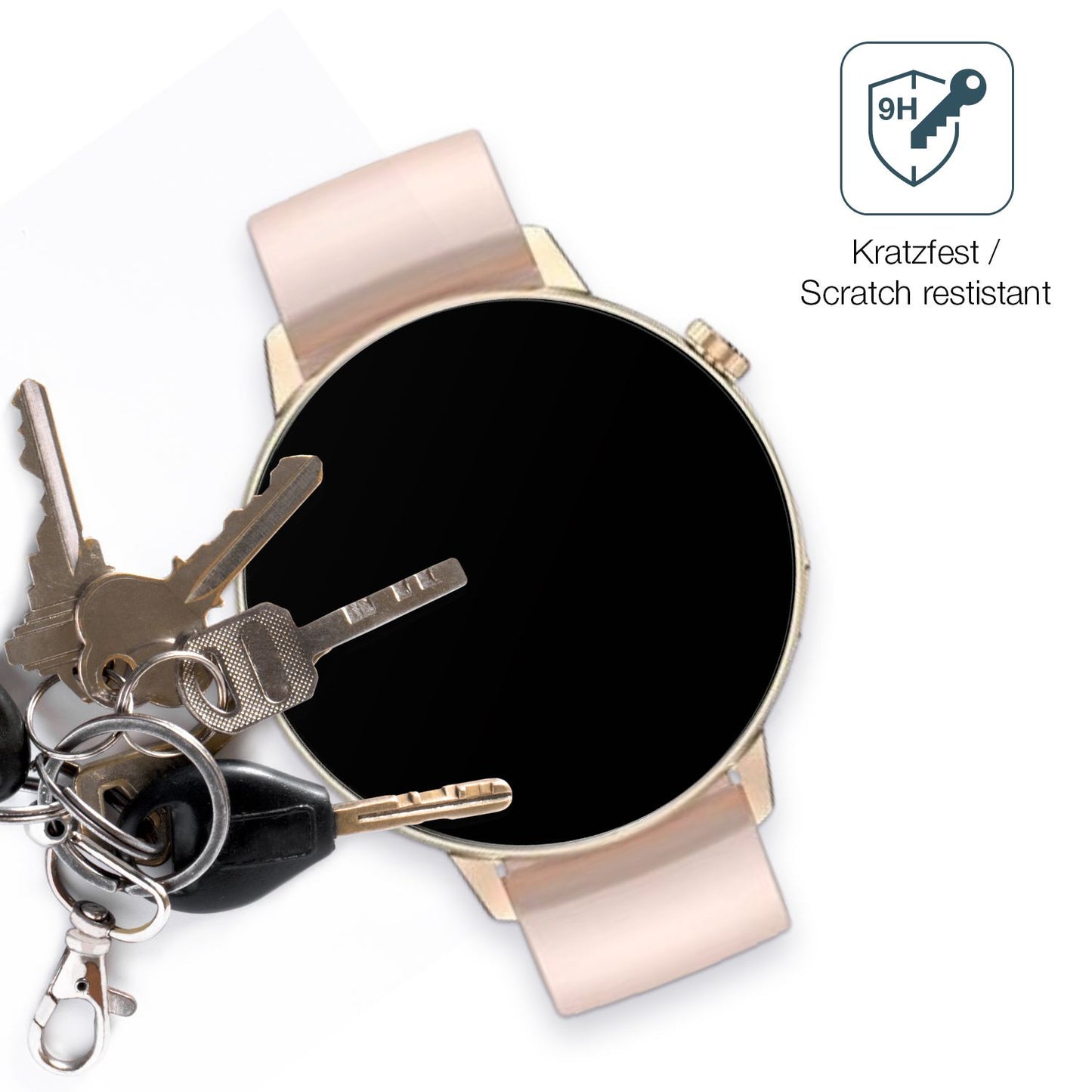 dipos Displayschutz für Dremac DM5-B, mattierte Oberfläche, robuste Festigkeit und perfekte Passform