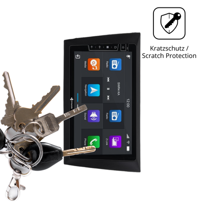 Schutz gegen Kratzer auf dem Dynavin D8-DF31 9 Zoll Glas durch Schlüssel oder Ähnliches