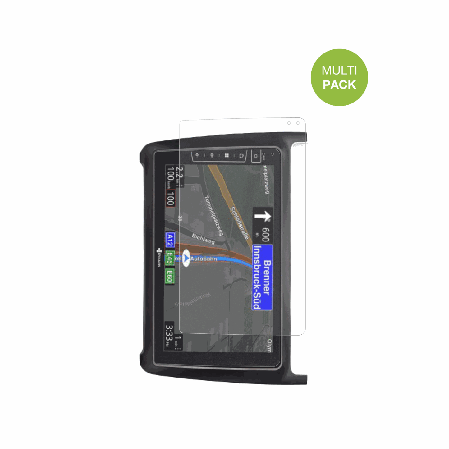 DynavinD9-69H Premium Flex 9 Zoll mit aufgebrachter dipos Displayschutzfolie, die lästige Fingerabdrücke minimiert