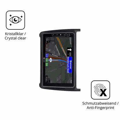 Flexible TPU-Folie passend zugeschnitten für Dynavin D9-69H Premium Flex 9 Zoll, vollständige Abdeckung