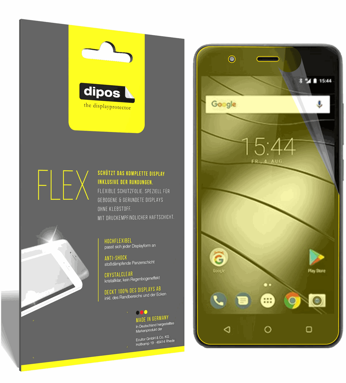 3x 3D Full Cover Schutzfolie für Gigaset GS270 Plus