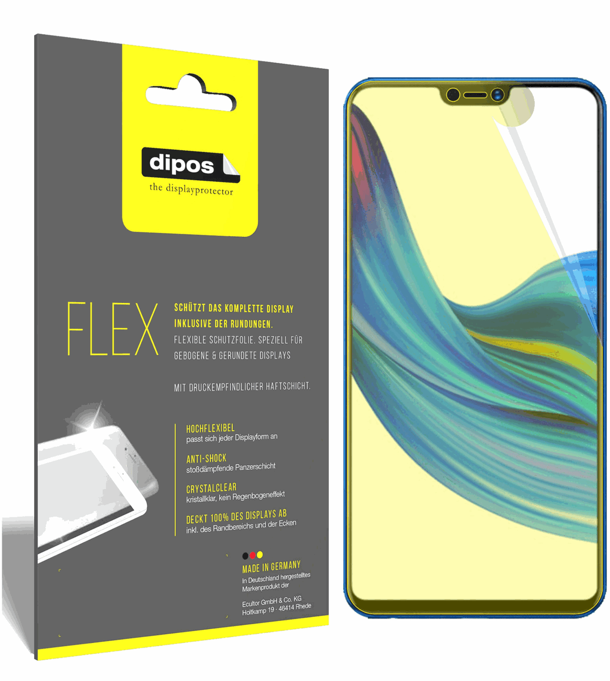 3x 3D Full Cover Schutzfolie für VIVO Z1