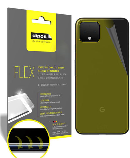 2x 3D Full Cover Schutzfolie für Google Pixel 4 XL Rückseite