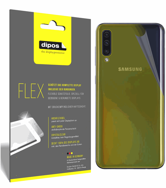 3x 3D Full Cover Schutzfolie für Samsung Galaxy A40 Rückseite