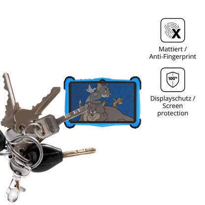 dipos Displayschutz für EagleSoar E-764-EEA-P, mattierte Oberfläche, Blickschutzfilter und perfekter Passform