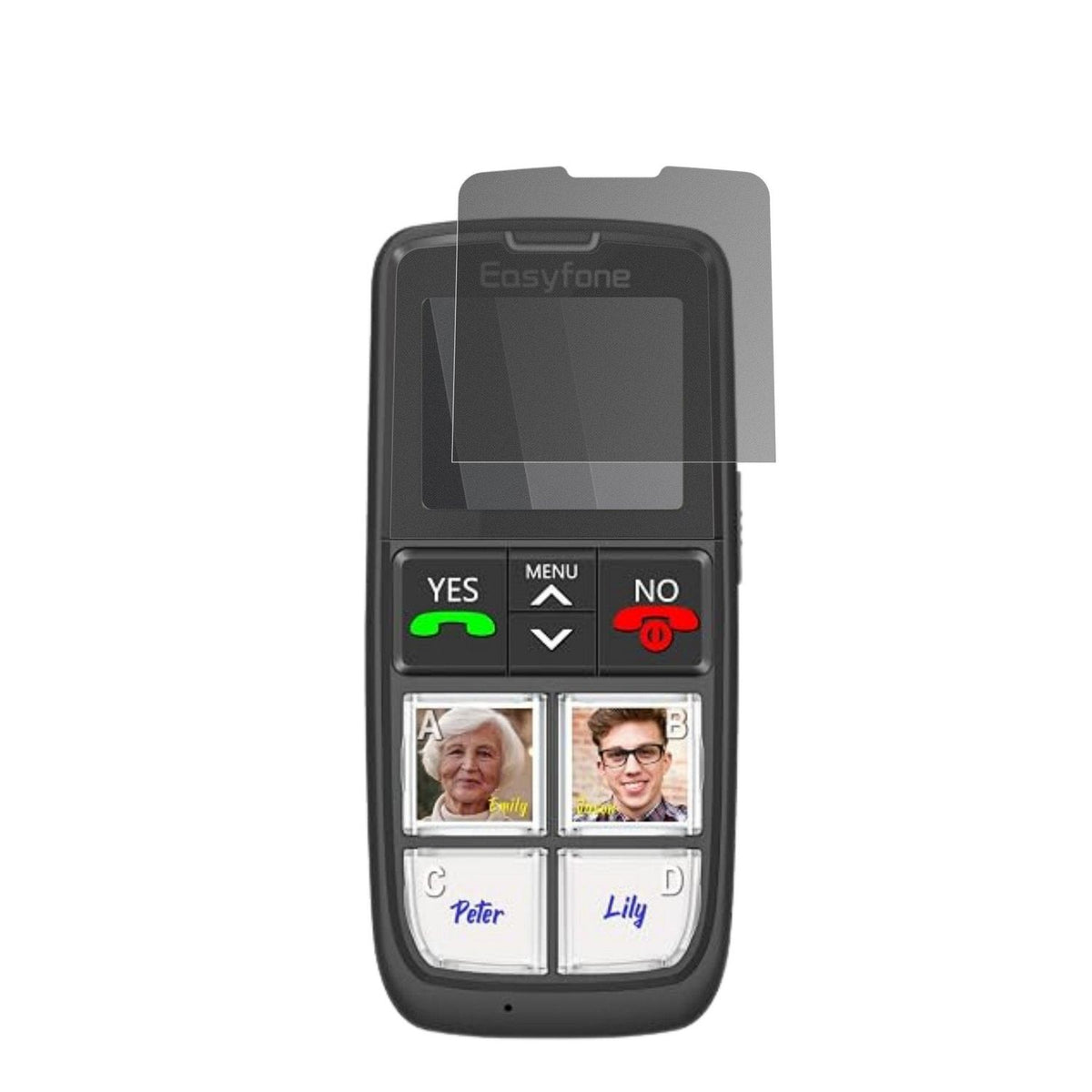 Blickschutzfolie für Easyfone T6 4G matt Schutzfolie Privacy