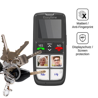 Blickschutzfolie für Easyfone T6 4G matt Schutzfolie Privacy