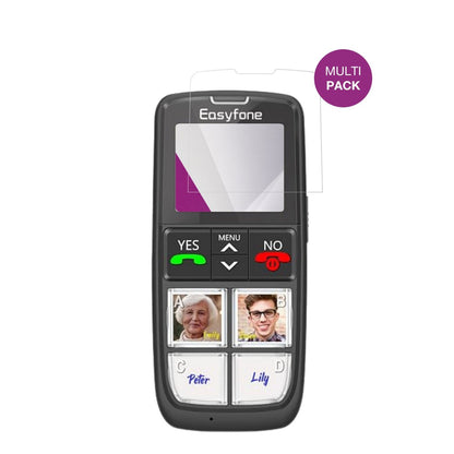 4x Schutzfolie klar für Easyfone T6 4G Display-Schutzfolie