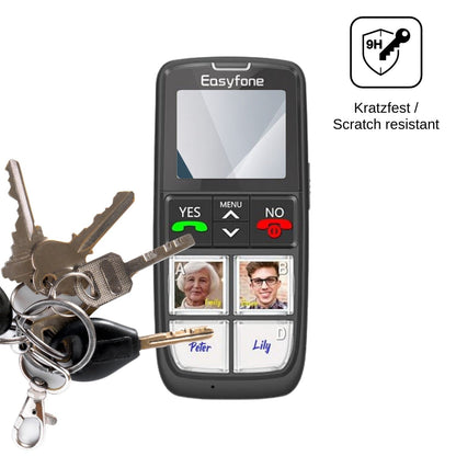 2x 9H Schutzfolie für Easyfone T6 4G Panzerfolie