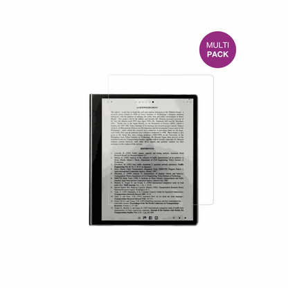 eazeyepaper 2.0 mit aufgebrachter dipos Displayschutzfolie, glasklare Darstellung ohne Einschränkungen