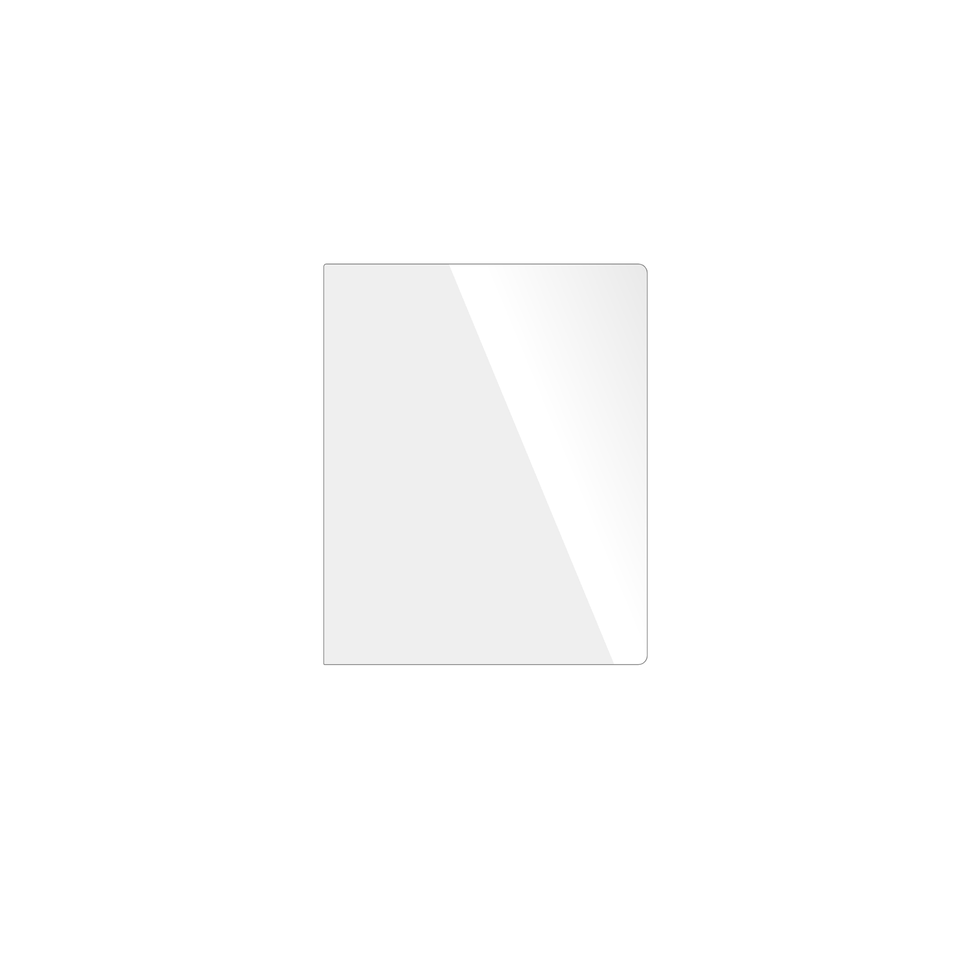 dipos Displayschutz für eazeyepaper 2.0, transparente Oberfläche, geringe Dicke und perfekte Passform