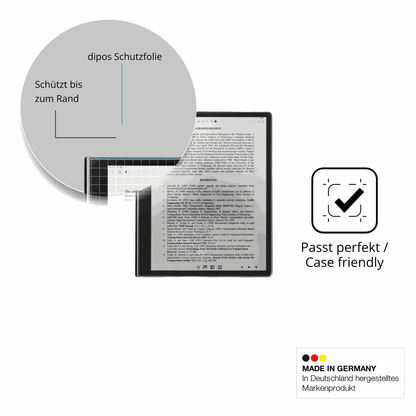 Schutzglasfolie mit optimaler Passform, zur Verwendung mit Hüllen geeignet