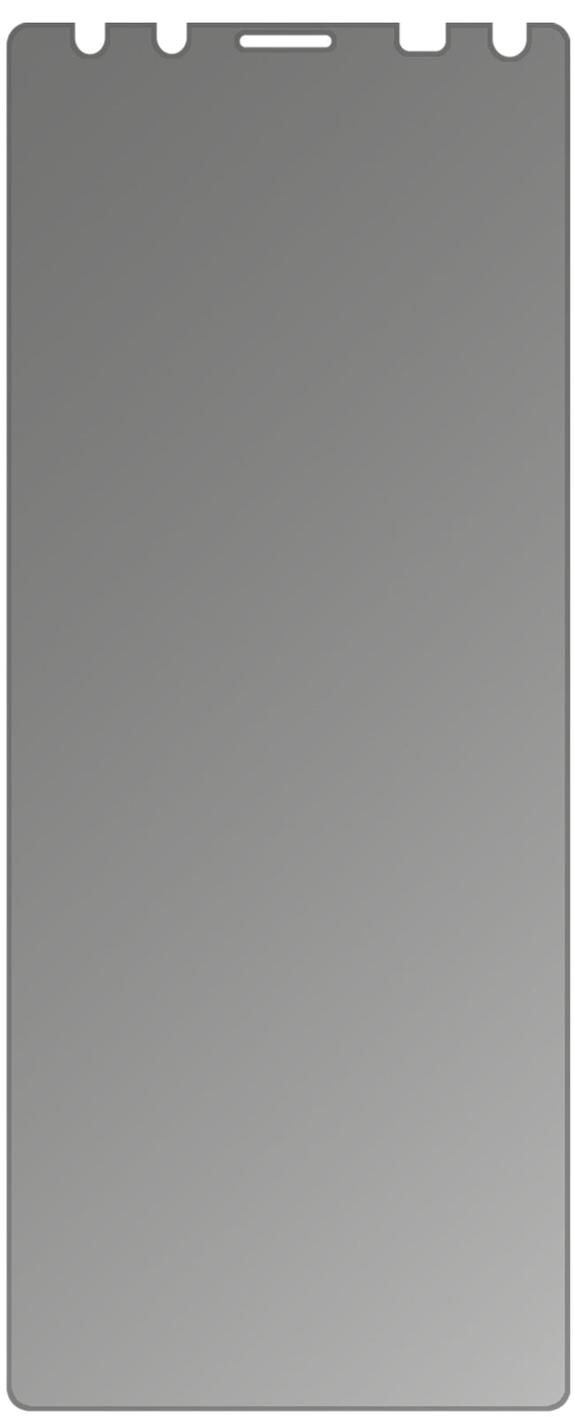 dipos Displayschutz für Echo Horizon, mattierte Oberfläche, Blickschutzfilter und perfekter Passform