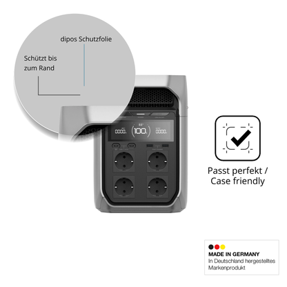 Schutzglasfolie mit optimaler Passform, zur Verwendung mit Hüllen geeignet