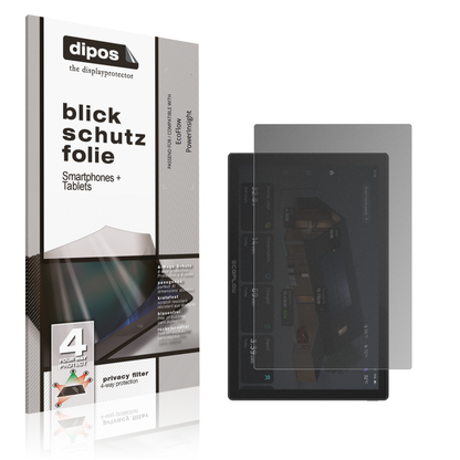 Blickschutzfolie von dipos passend für ecoflowpowerinsight, präziser Zuschnitt und blasenfrei montiert